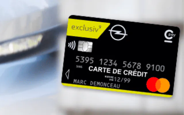 Voir comment demander Cetelem MasterCard Opel